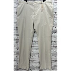 Peter Millar Crown Sport Performance Pants ME0EB77FB 44x34 Beige Golf Chino EB66